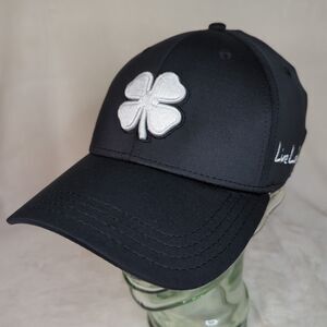 Black Clover Live Lucky Hat Caesars Palace Flex Fit S/M Adult Cap Black/White